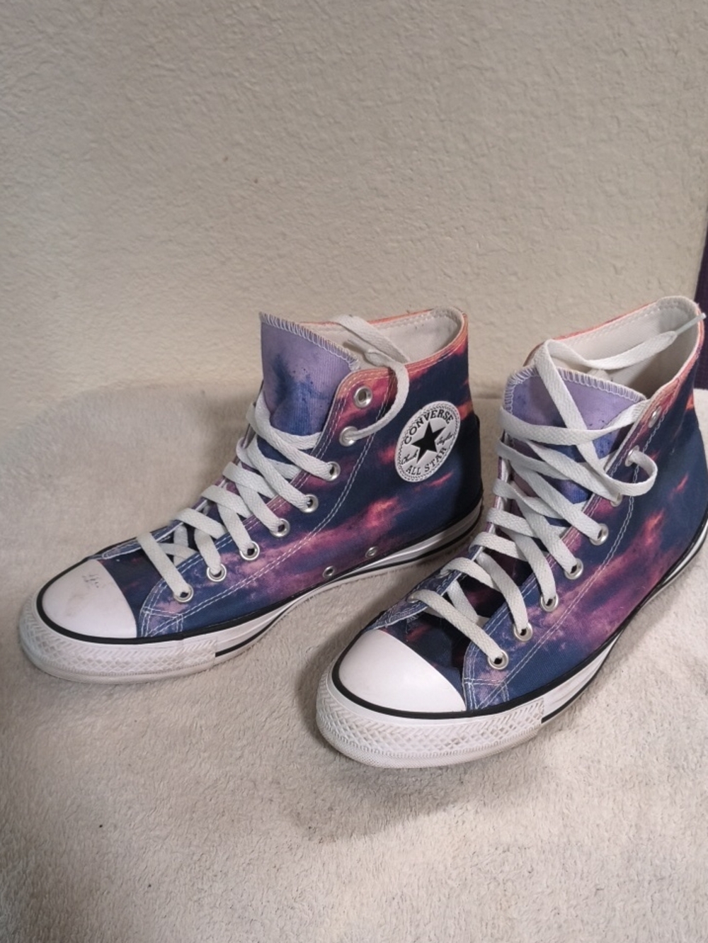 Converse Multicolor Tie-Dye High Tops Size 9.0 Women's